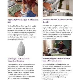 Resim Elite Ultra Hafif Buhar Kazanlı Ütü - Sıfır Yanık - Otomatik Kapanma - Kireç Temizleme 