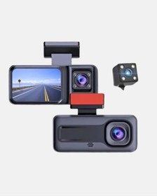Resim Lvsqvr Full Hd Üç Kameralı Araç Kamerası G-sensörlü Ve Gece Görüşlü 