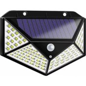 Resim Solar Hareket Sensörlü Duvar Lambası 100 LED 