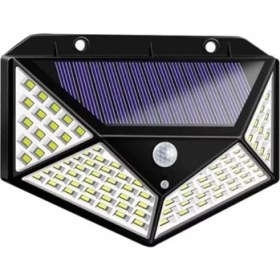 Resim Solar Hareket Sensörlü Duvar Lambası 100 LED 