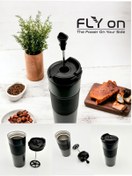 Resim FLYON Yüksek Kaliteli Sıcak Ve Soğuk French Press Çelik Termos Kupa Bardak Mug 500 ml Kahve Ve Bitki Çayı 
