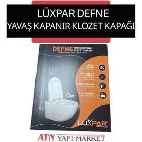 Resim LÜXPAR Defne Yavaş Kapanan Klozet Kapağı – Kolay Montajlı, Sessiz Kapanır, Tüm Klozetlerle Uyumlu 