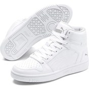 Resim Puma Rebound Layup Hi Kadın Trend Sneaker Spor Ayakkabı 370486-02 V9-beyaz Beyaz 