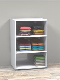 Resim Oslo Kapaklı Raflı Elbise Dolabı 