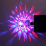 Resim C9 Sese Duyarlı Rgb Ledli 360 Derece Mini Disko Topu 