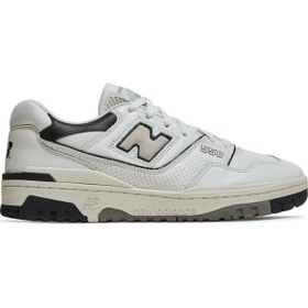 Resim New Balance 550 Cream Black BB550LWT Unisex Spor Ayakkabı 