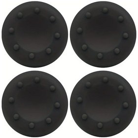 Resim Willowhaven 4 Adet Kaymaz Silikon Analog Joystick Başlık Kapakları Ps2 Ps3 Ps4 Ps5 Xbox One Xbox 360 Xbox Series X Switch Pro Kontrolcü İçin Siyah 