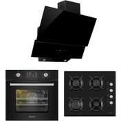 Resim Ferre 10002 - S 1140 CE - S FMM 600 Siyah Ankastre Set 