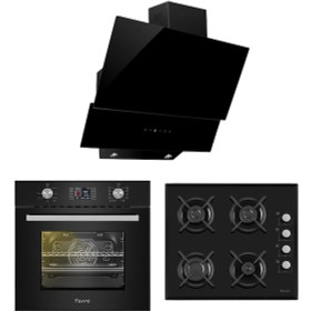 Resim Ferre 10002 - S 1140 CE - S FMM 600 Siyah Ankastre Set 
