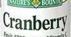 Resim Natures Bounty Cranberry Fruit 4200 mg Vitamin C 100 Softgels 