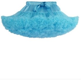 Resim Kara Kedi Kostüm Evi Mavi Renkli Tütü Etek Açık Mavi 