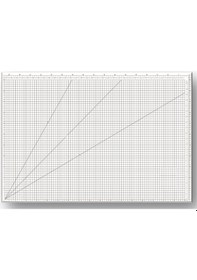 Resim A1 Büyük Boy Şeffaf Transparent Kesim Tablası Cutting Mat 60X90Cm 