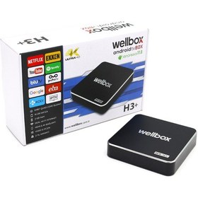 Resim Wellbox H3 Android Tv Box 2Gb Ram 16Gb Hafıza Android 11 