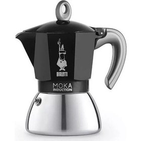 Resim Bialetti İndüksiyon Mokapot Siyah 6 Cup 