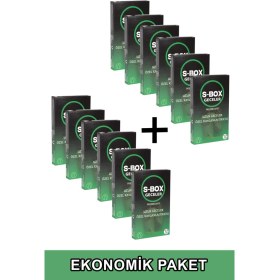 Resim S-Box Kayganlaştırıcılı Prezervatif 12'li 