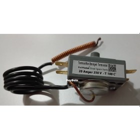 Resim Demirdöküm Uyumlu Termosifon Limit Termostat , 100 Derece Emniyet Sabit Termostat 