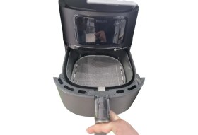 Resim Philips Airfryer 3000 Serisi HD9257/80 Xl 5.6 Lt Fritöz Buhar Izgarası ve Yağ Önleyici Aparat Uyumlu 