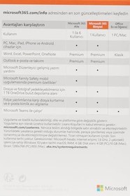 Resim Microsoft 365 Bireysel Türkçe Yeni 
