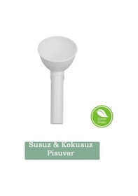 Resim Tasarım Ödüllü Kıone Susuz Pisuvar - Kir Ve Su Lekesi Tutmaz Tritan Malzeme - %100 Çevre Dostu Beyaz 