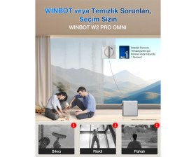 Resim Ecovacs Winbot W2 Pro Omni Cam Silme Robotu 