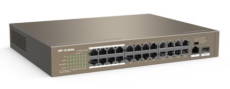 Resim IP-COM F1126P-24-250W 24*FE Ports+1GE Non PoE+1GE Combo IP-COM Yönetilemez Metal Kasa Rack Tipi Switch