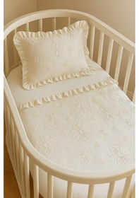 Resim Bebek Nevresim Takımı - 100 x 150 Ekru 
