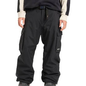 Resim Quiksilver Snow Down Cargo Pt Erkek Siyah Snowboard Pantolonu 