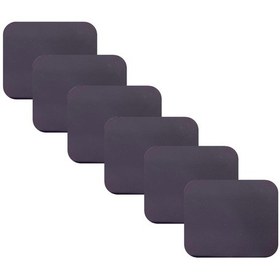 Resim Knsz oturma minderi 6 lı artis&mutlu mor suni deri tel bar taburesi sandalyesi için 