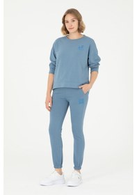 Resim U.S. Polo Assn. Kadın Koyu Mavi Jogger Eşofman Altı 50296946-VR032 