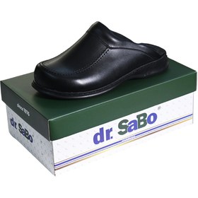 Resim DR SABO Saraçlı Ortopedik Deri Sabo Terlik Hemşire Doktor Hastane Ev Terliği 