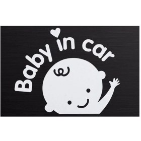 Resim Tsc Arabada Bebek Var Yapıştırması 