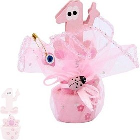 Resim 1 Yaş Figürlü Süslü Notluk - Pembe Keseli 