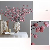 Resim 6 Adet Yapay Poinsettia Çiçek, Yapraksız, PE Malzeme, Parti, Düğün, Noel ve Cadılar Bayramı Dekorasyonu için Suni Bitki Buketi, Noel için Mükemmel, Şükran Günü için İdeal 