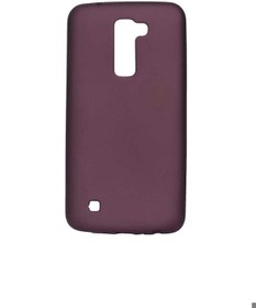 Resim LG K10 Uyumlu Kılıf Premier Silikon Kapak Mürdüm 