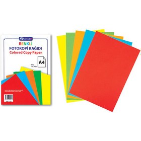 Resim Fly Renkli Fotokopi Kağıdı A4 100 Lü 