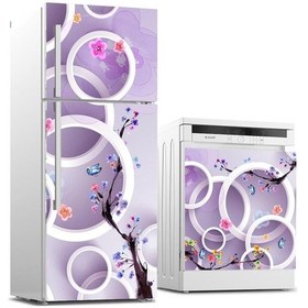 Resim Buzdolabı Ve Bulaşık Makinası Beyaz Eşya Sticker Kaplama Yuvarlak (540887170) 