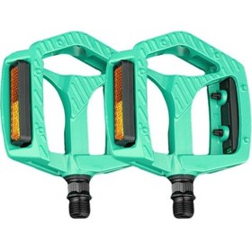 Resim Xbyc 1809 Bilyalı Bisiklet Pedalı Mtb Alüminyum Alaşımlı Reflektörlü Pedal Cam Göbeği Renk 