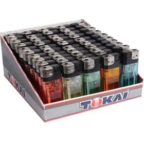 Resim Tokai Tokaı Karışık Renkli Taşlı Çakmak 50 Adet 