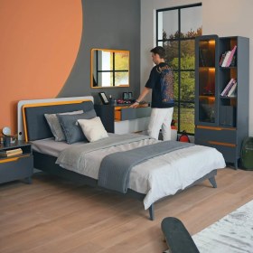 Resim Meltem Kids Verona Genç Odası Tek Kişilik Karyola 100X200 cm 