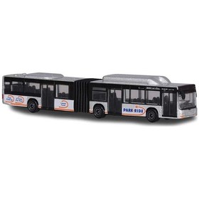Resim Majorette Transporter Toplu Taşıma Aracı Metal Gri Model - 20 Cm Çok Renkli 