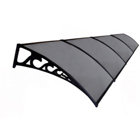 Resim Yapısan Pratik Sundurma Kapı Pencere Üstü 100x480 cm Antrasit Gri 