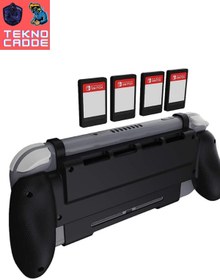 Resim Beboncool W22S901-01 Joystick Grip Tasarım Kart Hazneli Nintendo Switch OLED Pc Kılıf 