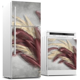 Resim Buzdolabı Ve Bulaşık Makinası Beyaz Eşya Sticker Kaplama Güzel Tü 