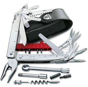 Resim Victorinox Swisstool X Plus 3.0339.L Deri Kılıflı Penseli Çakı 