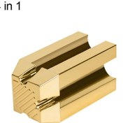 Resim 4 In 1 Kaş Kalemtıraş Microblading Dövme Işaretleyici Kalıcı Makyaj Profesyonel 4 İn1 Gold E10 