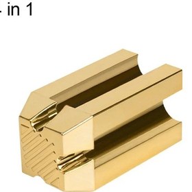 Resim 4 In 1 Kaş Kalemtıraş Microblading Dövme Işaretleyici Kalıcı Makyaj Profesyonel 4 İn1 Gold E10 