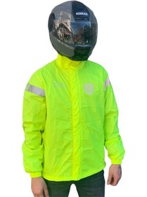 Resim Scudo Peru Sarı Üst Motosiklet Yağmurluğu 4xl 