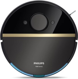 Resim Philips Islak ve Kuru Temizlik Robotu, 5200 mAh Li-Ion Pil,5000 Pa Emiş Gücü HomeRun 7000 XU7000/01 