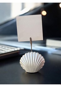 Resim Sedef İnci İstiridye Fotoğraf Not Tutucak Hediyelik Sedef 