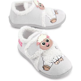 Resim Gezer Kışlık Cırtlı Ayarlanabilir Rahat Iç Taban Kız Çocuk Panduf Ayakkabı 